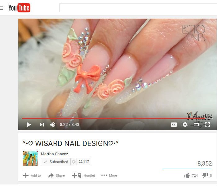 Tones Review by Martha Chavez - Pro Acrylic Powder: Glass & Bride Queen (Spanish) - Tones