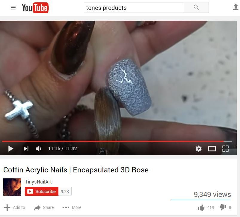 Tutorial: Encapsulated 3D Rose by TinysNailArt - Tones