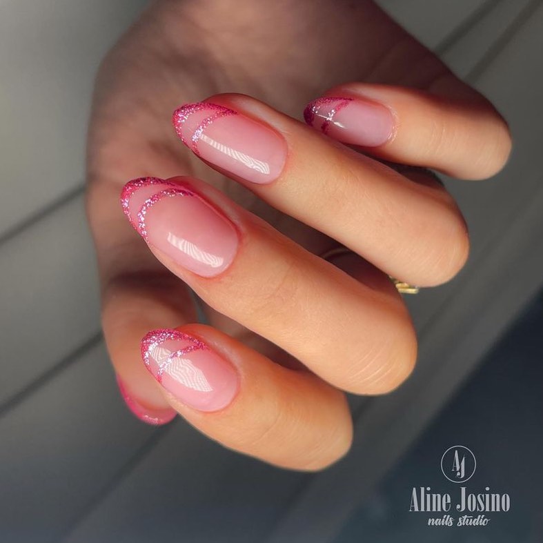 Pintura en gel platino n.° 012 rosa - 5 ml / 0,17 fl oz