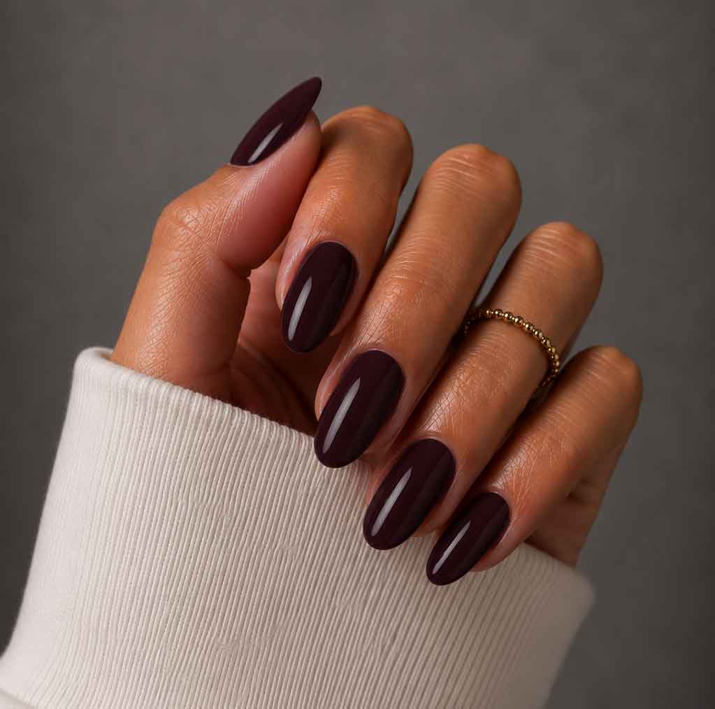 Gel Polish #42 - Midnight After Dark  | Dark Red Gel | UV/LED | 0.56 fl oz