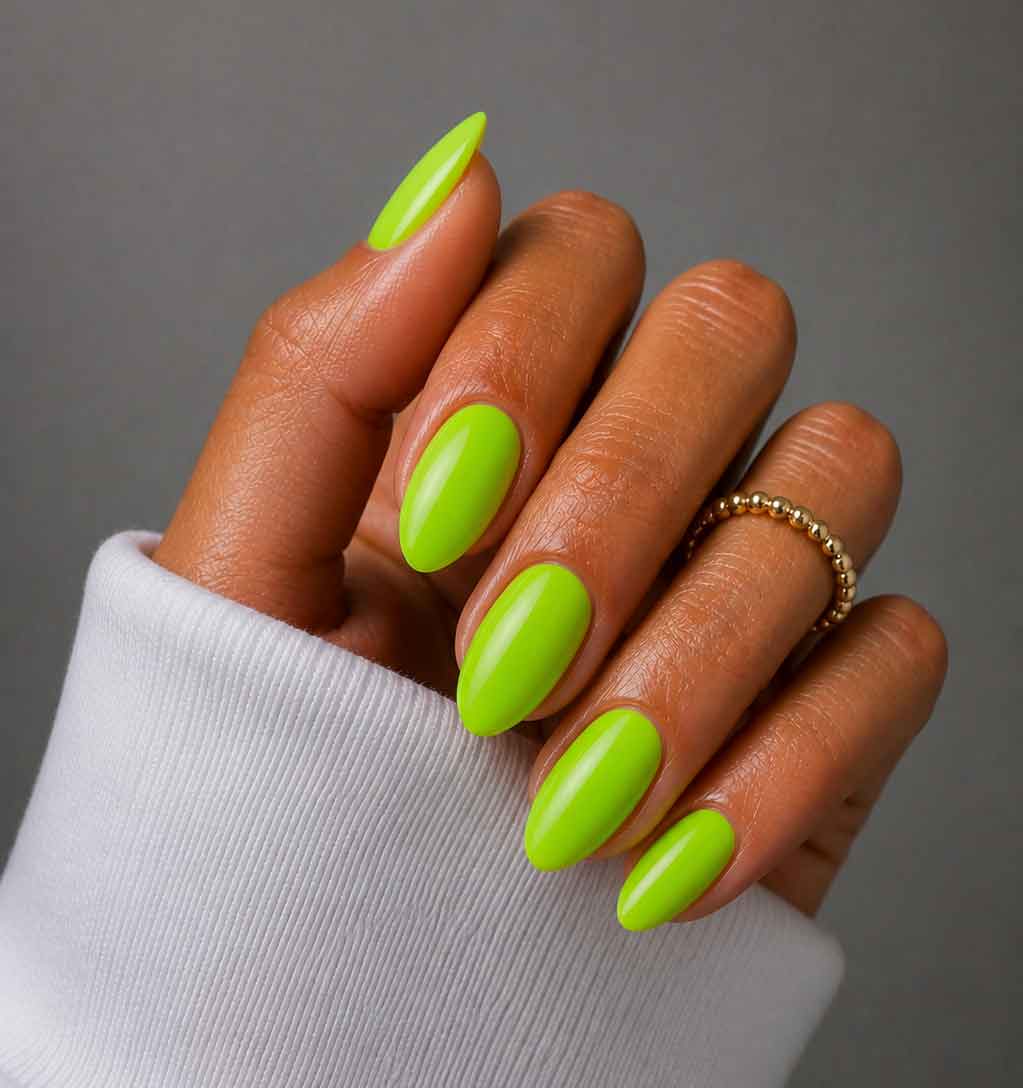 Gel Polish #50 - Neon Limon  | Neon Green Gel | UV/LED | 0.56 fl oz