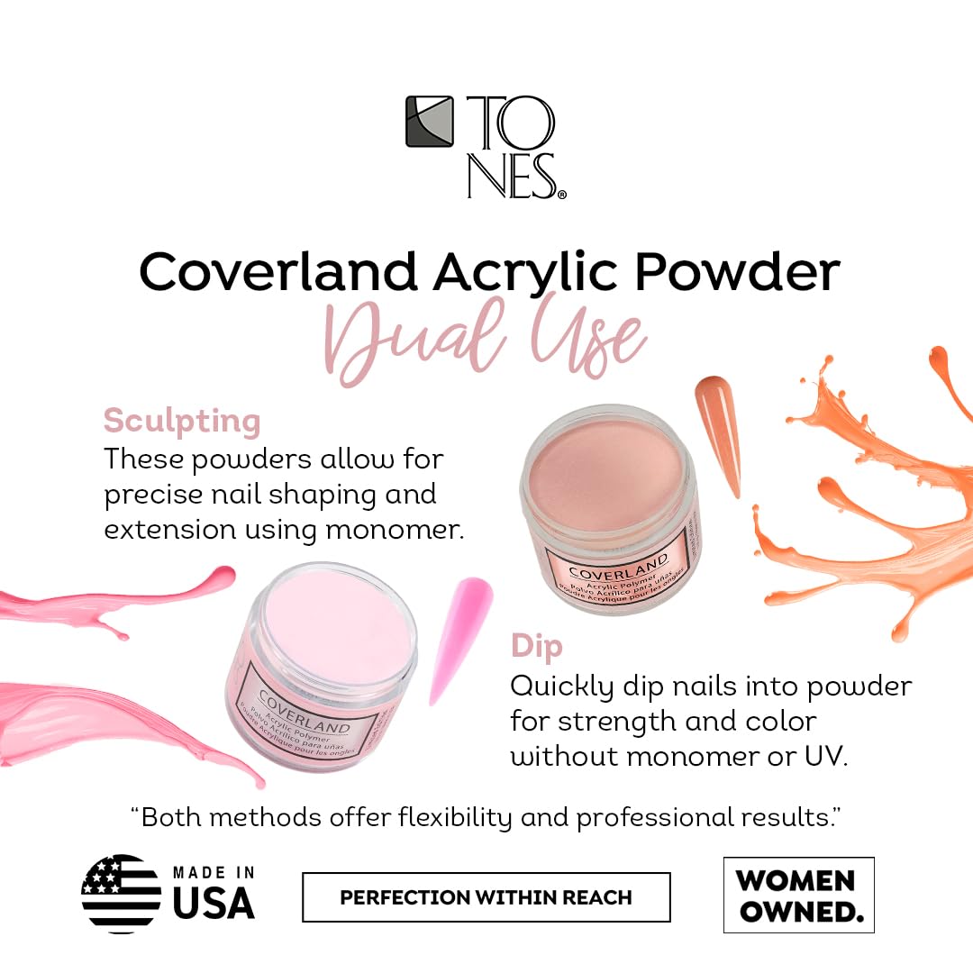 Coverland Acrylic Powder 1.5 oz "Coquito" - Limited Edition