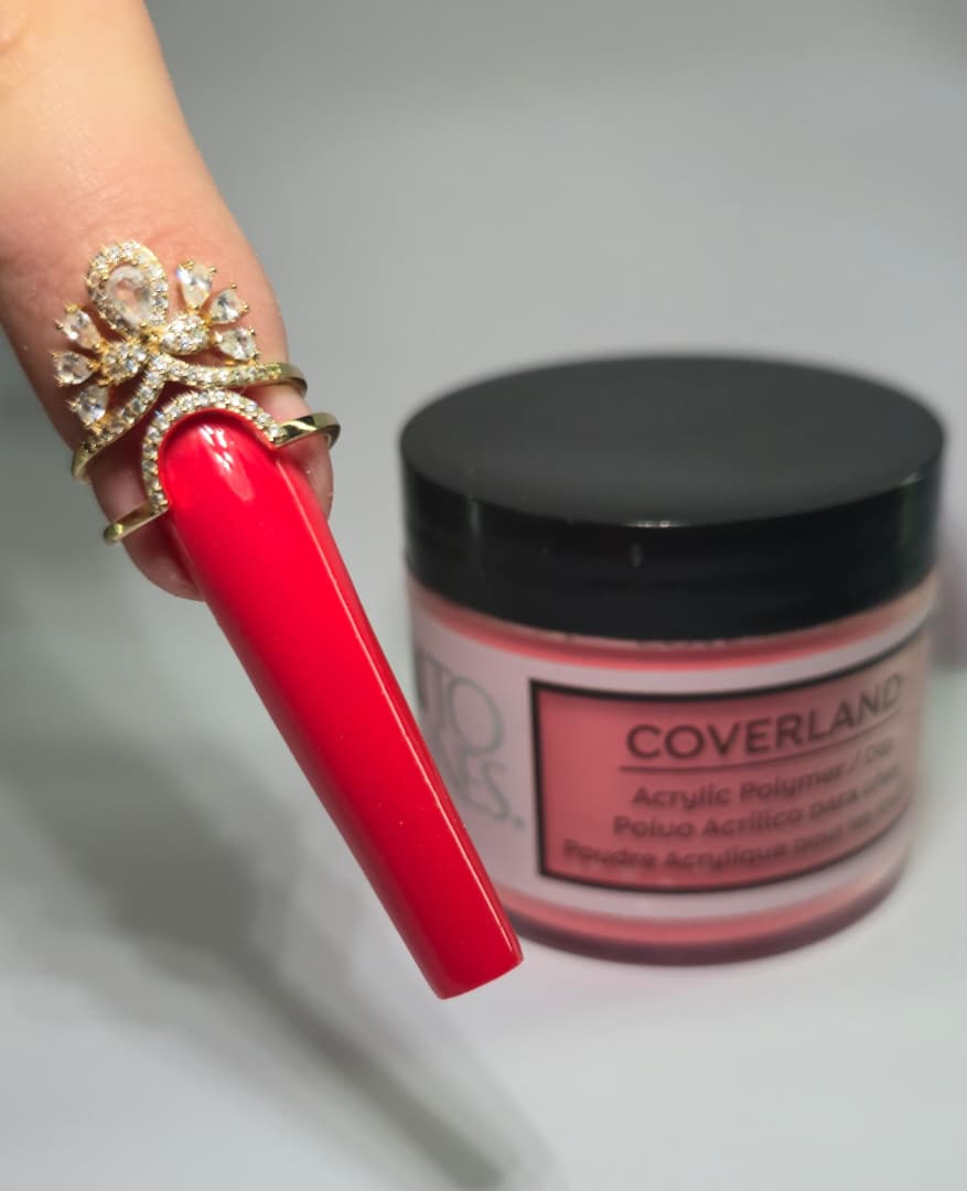 Coverland Acrylic Powder 1.5 oz "Hibiscus Flame" - Limited Edition