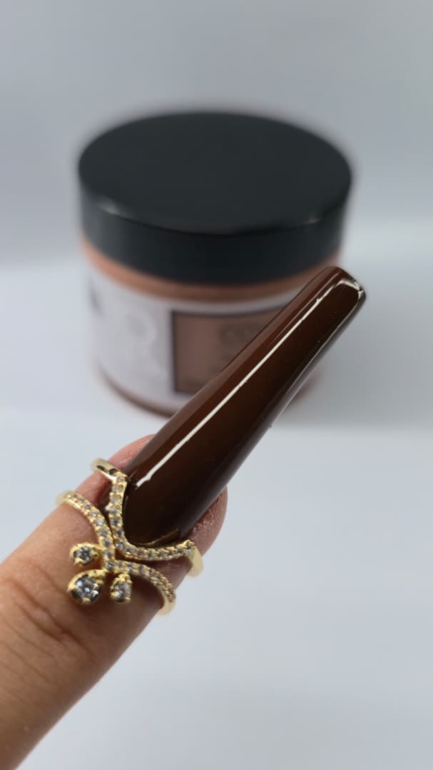 Coverland polvere acrilica 1,5 oz "Hot Cocoa" Marrone - Edizione limitata