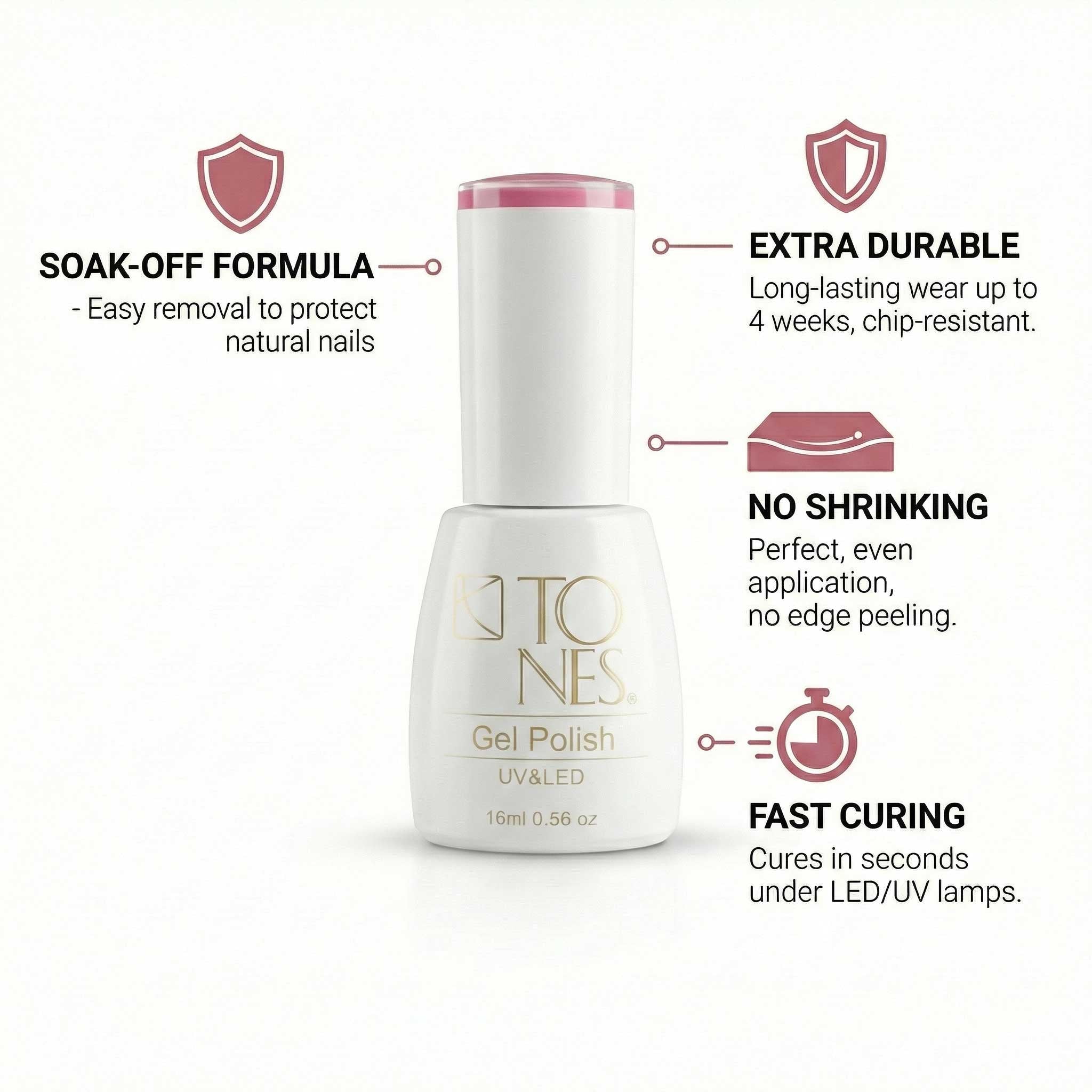 Gel Polish #54 - Marina  | Blue | UV/LED | 0.56 fl oz — Professional Nail Product Detail | Tones