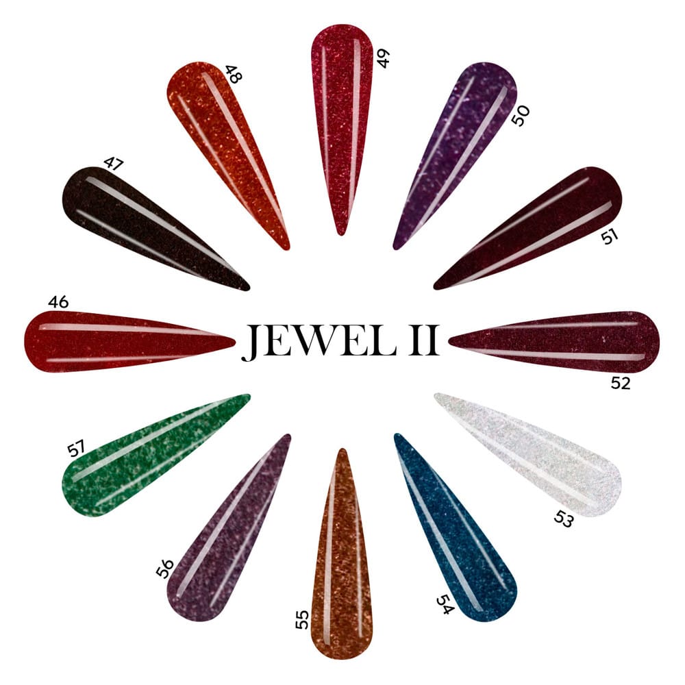 Acrylic Art Powder - Encapsulated Individual: Jewel II (0.5 oz) — Detail View | Tones Professional Nail Products