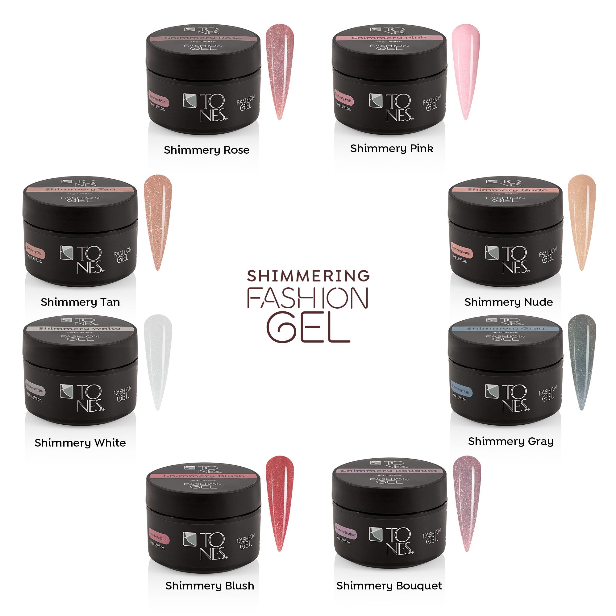 Fashion Gel: Shimmery White - 1.89 fl oz / 56 mL