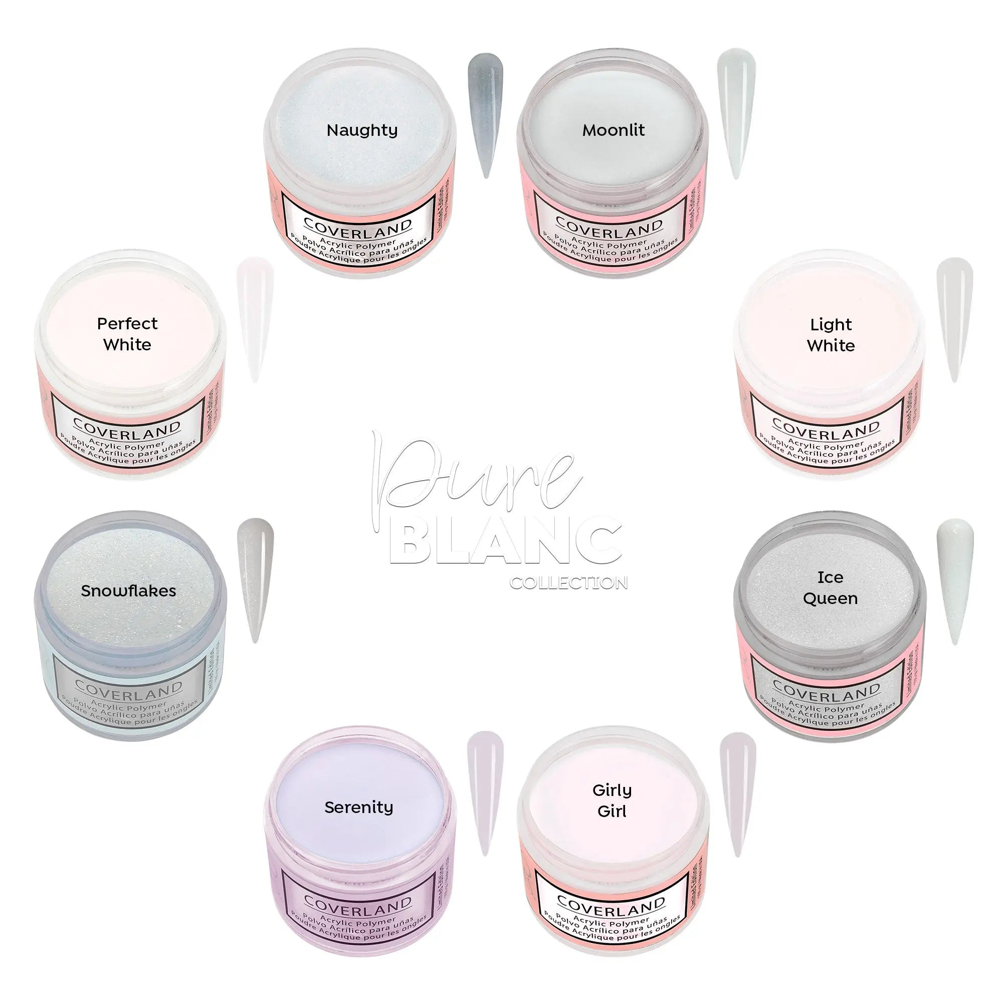 "Pure Blanc" Coverland Collection (8 x 3.5 oz) 
