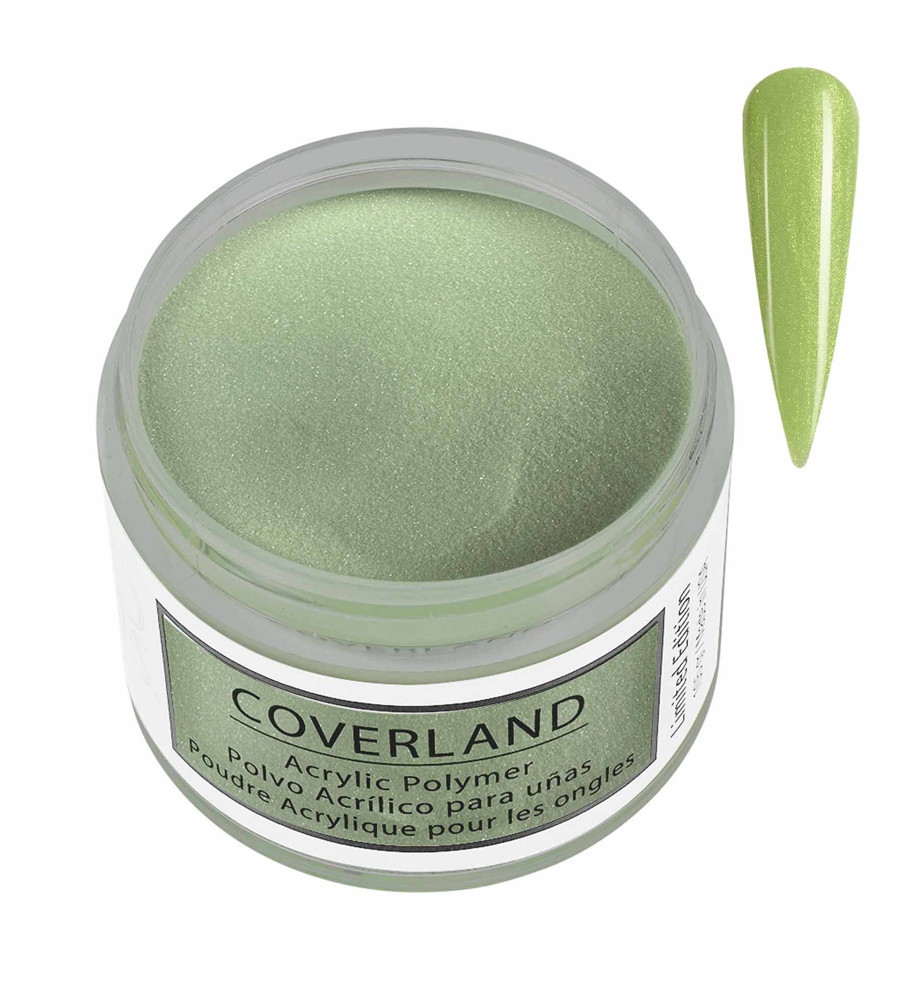 Coverland Acrylic Powder 1.5 oz "Kiwi Sugar" Green - Limited Edition — Tones Professional Nail Products