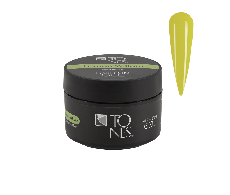 Fashion Gel: Lemon Yellow - 1.89 fl oz / 56 mL — Tones Professional
