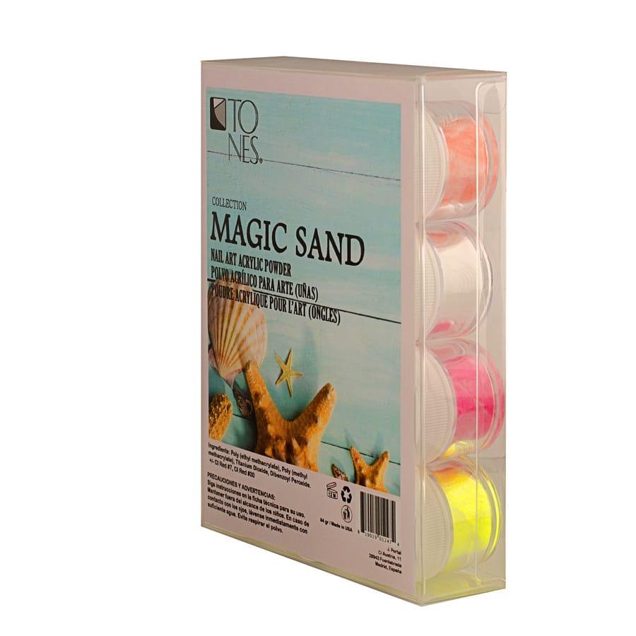 Acrylic Art Powder - Encapsulated Collection: Magic Sand (12 x 0.25 oz) | Professional Nail Products by Tones