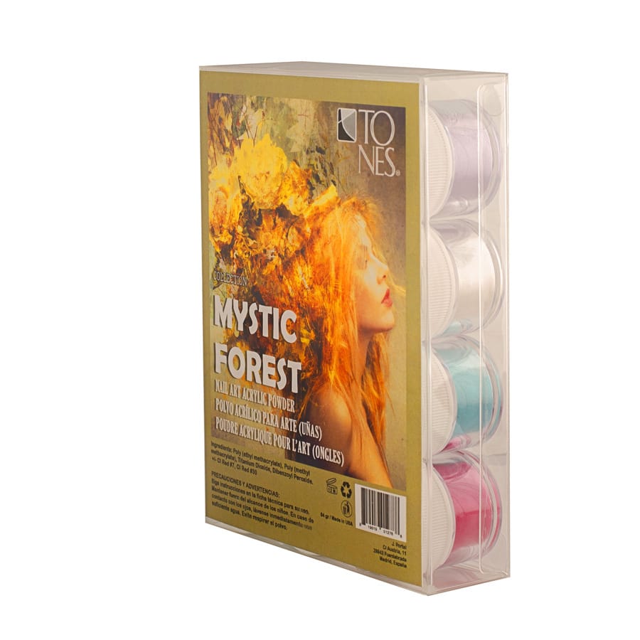Acrylic Art Powder - 3D Individual: Mystic Forest (0.5 oz) — Detail View | Tones Professional Nail Products
