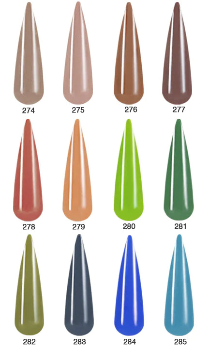 Acrylic Art Powder - 3D Collection: Nature (12 x 0.25 oz) — Detail View | Tones Professional Nail Products