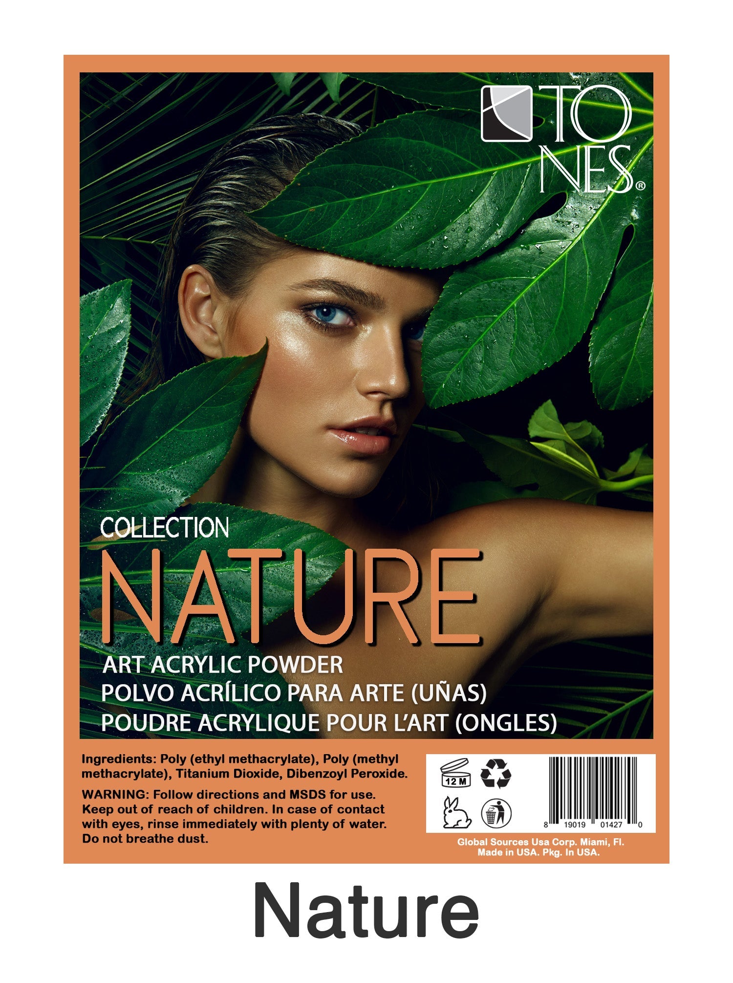 Acrylic Art Powder - 3D Individual: Nature (0.5 oz) — Tones Professional