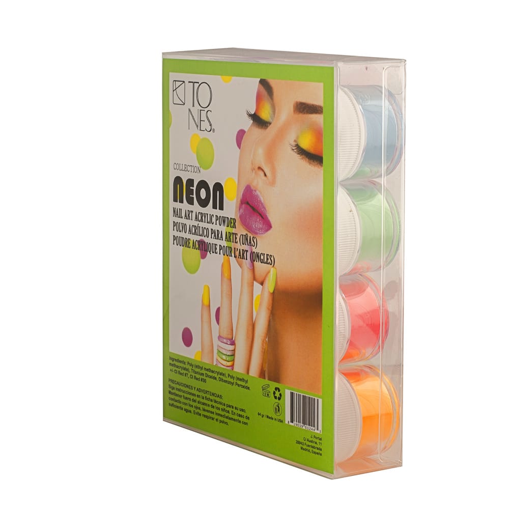 Acrylic Art Powder - 3D Individual: Neon (0.5 oz) — Detail View | Tones Professional Nail Products