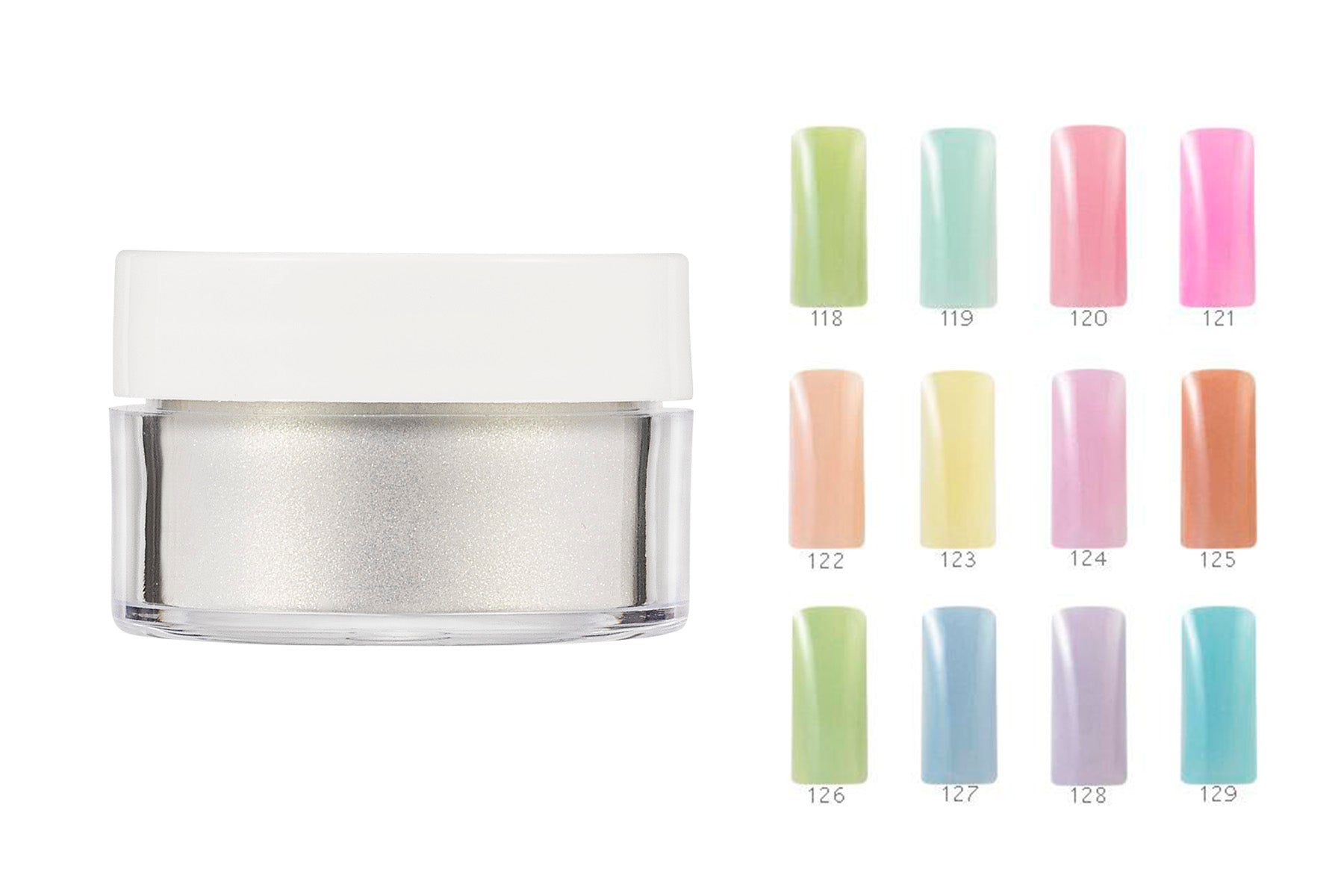 Acrylic Art Powder - 3D Individual: Pastel (0.5 oz) | Professional Nail Products by Tones