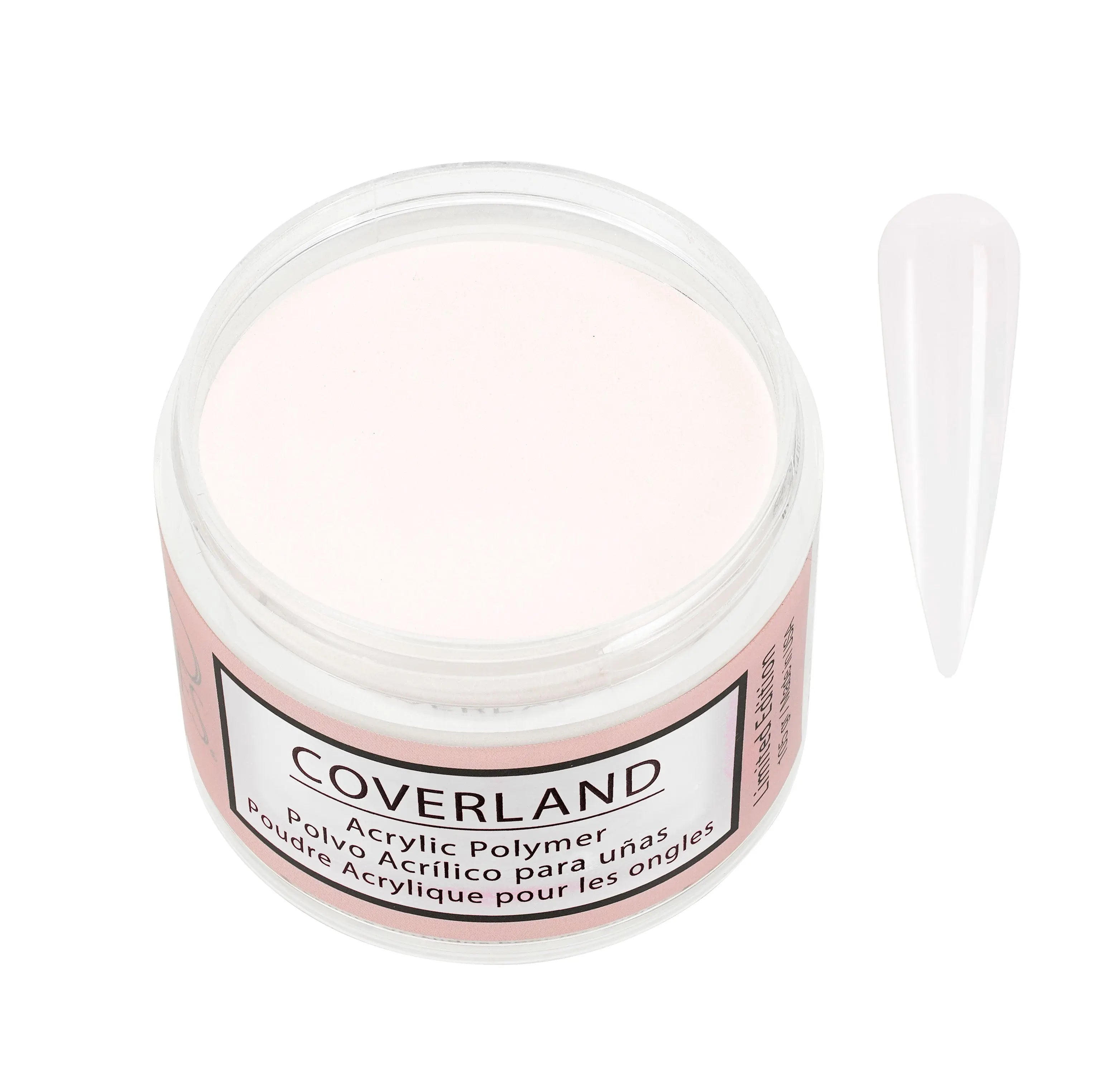 Coverland Acrylic Powder 3.5oz "Perfect White" - Limited Edition 