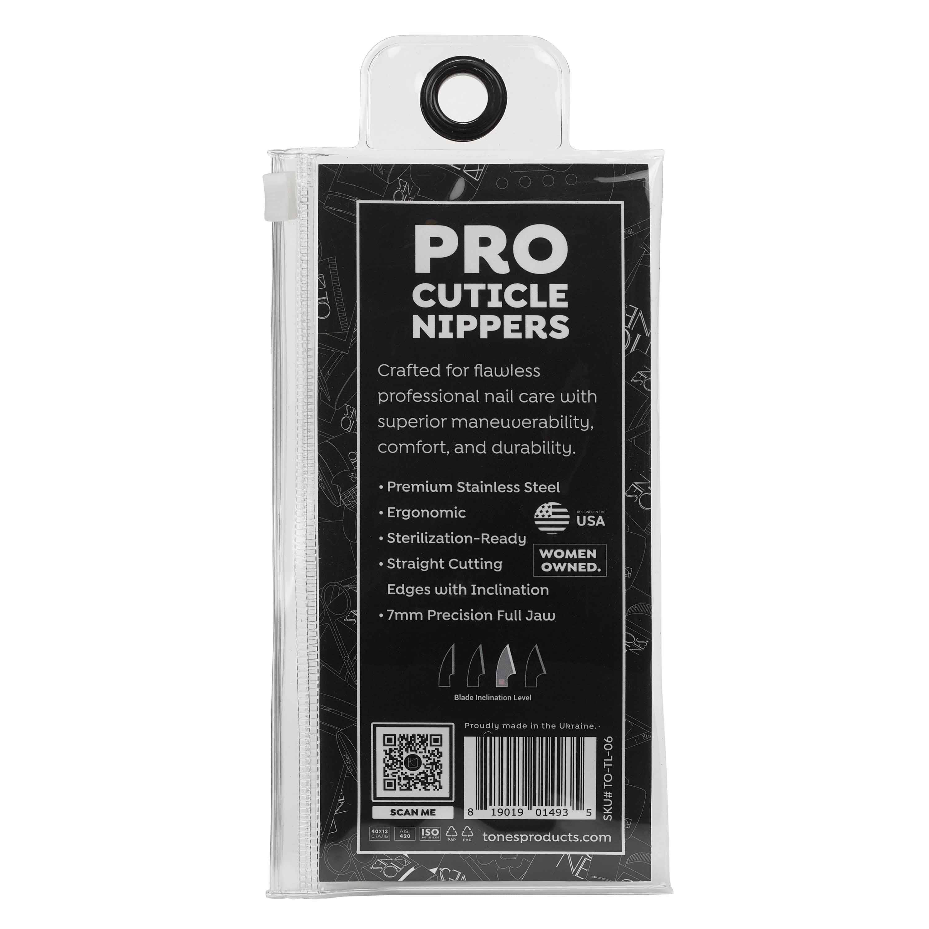 Alicates para cutículas profesionales: mandíbula completa de 7 mm