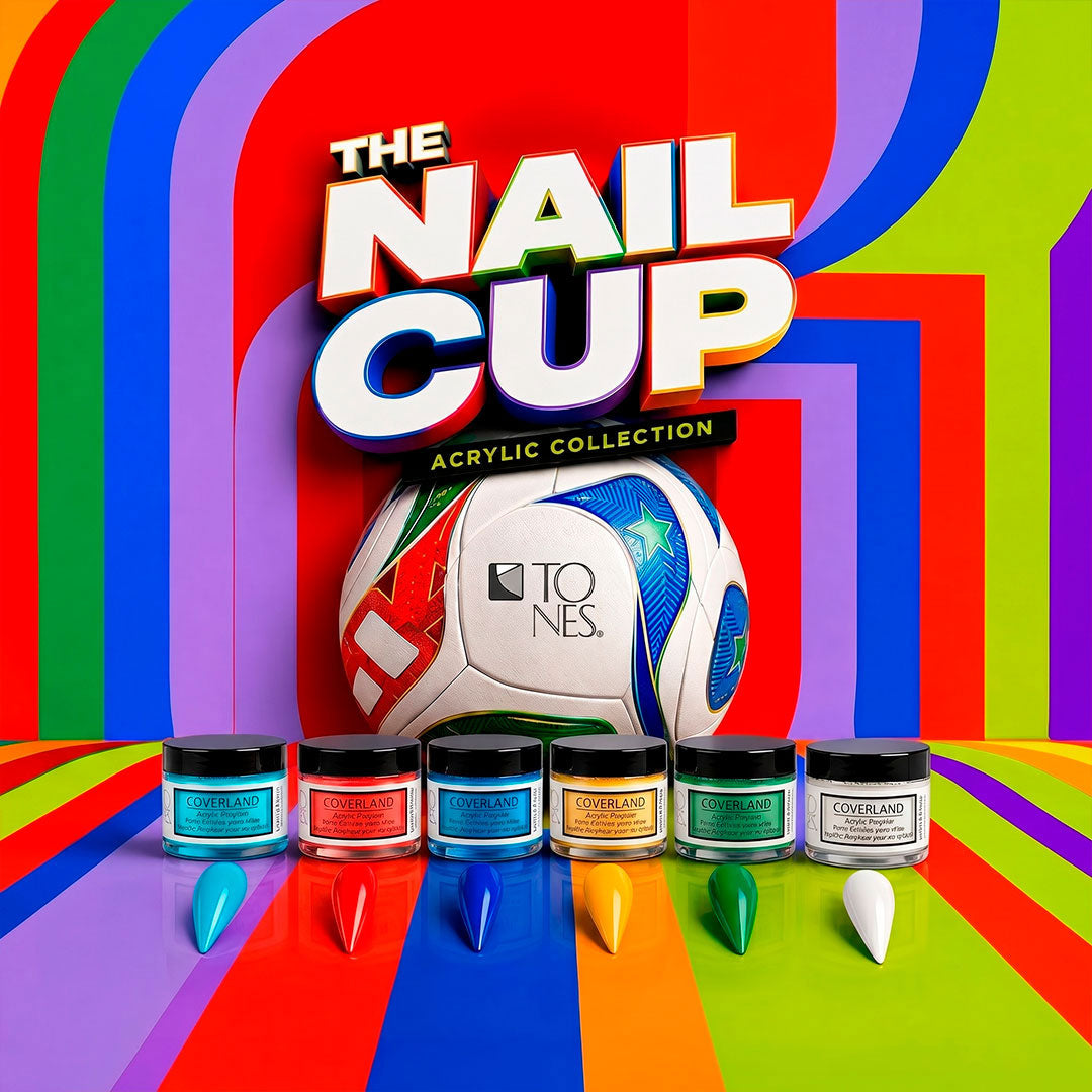 Coverland Acrylic Powder Collection (1.5 oz x 6) "The Nail Cup"