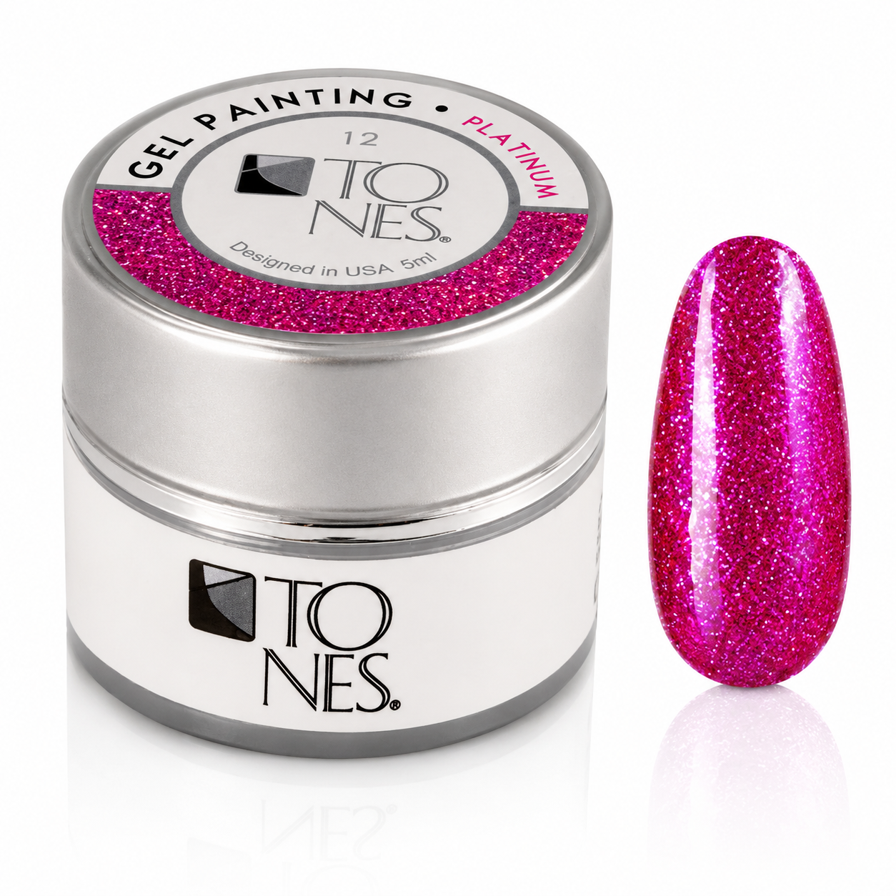 Platinum Gel Painting #012 Pink - 5 mL / 0.17 fl oz