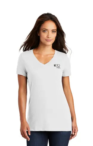 Women's Perfect Weight V-Neck Tee Cotton T-Shirt 