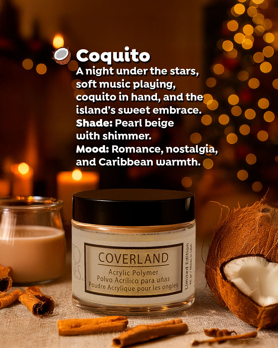 Coverland Acrylic Powder Collection (6 x 1.5 oz) "Un Verano en PR"