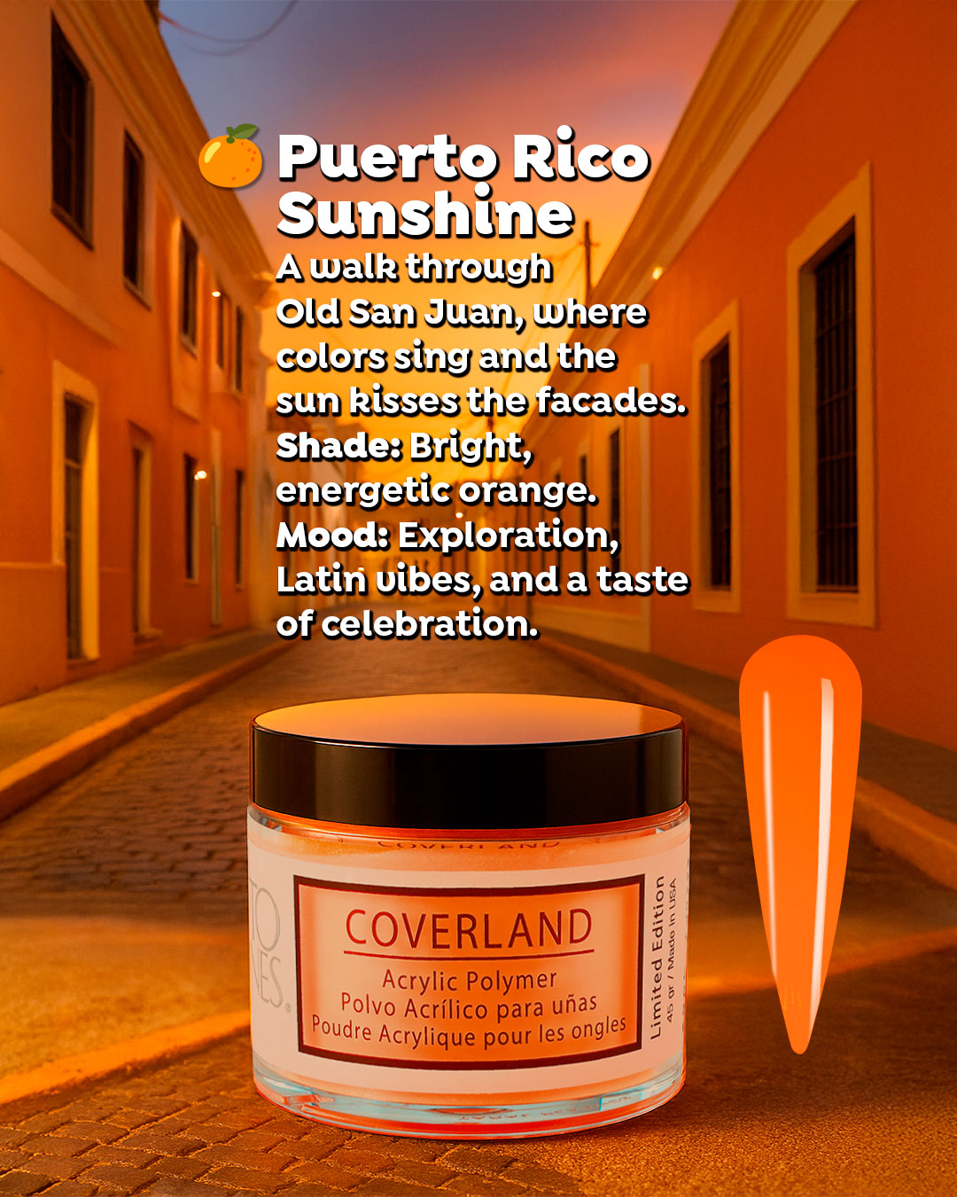 Coverland Acrylic Powder Collection (6 x 1.5 oz) "Un Verano en PR"
