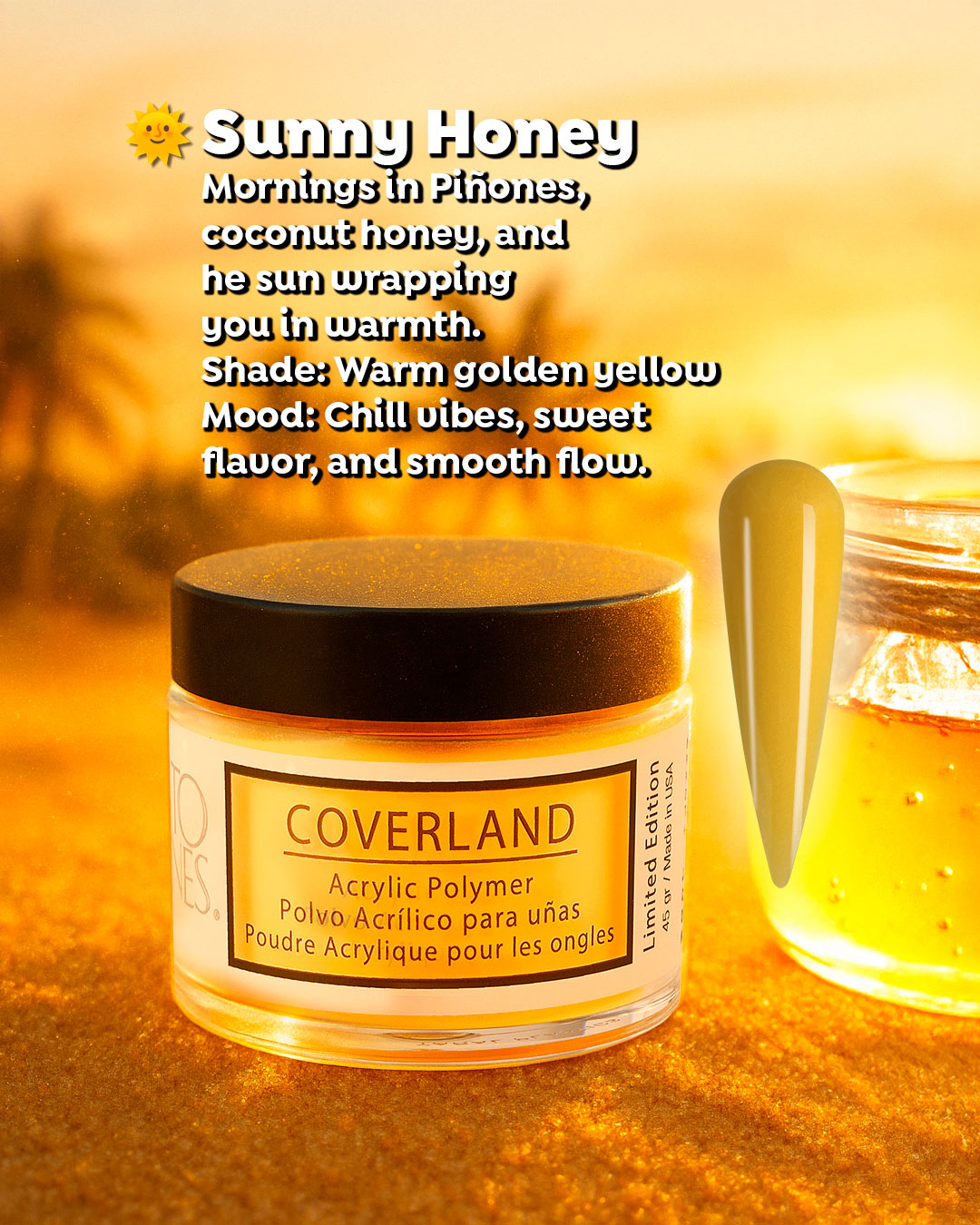 Coverland Acrylic Powder Collection (6 x 1.5 oz) "Un Verano en PR"