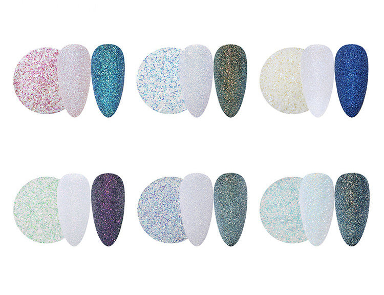 Sugar Effect Glitter Kit #2 - 6 x 0.03oz / 1g