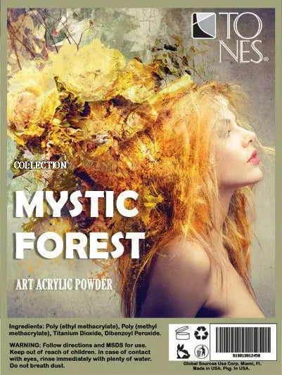 Acrylic Art Powder - 3D Individual: Mystic Forest (0.5 oz) - Tones