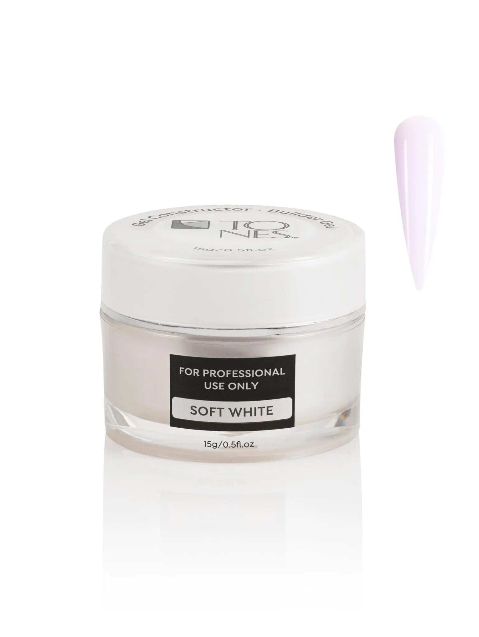 Builder Gel: Soft White 15 ml / 0.5 fl oz - Tones
