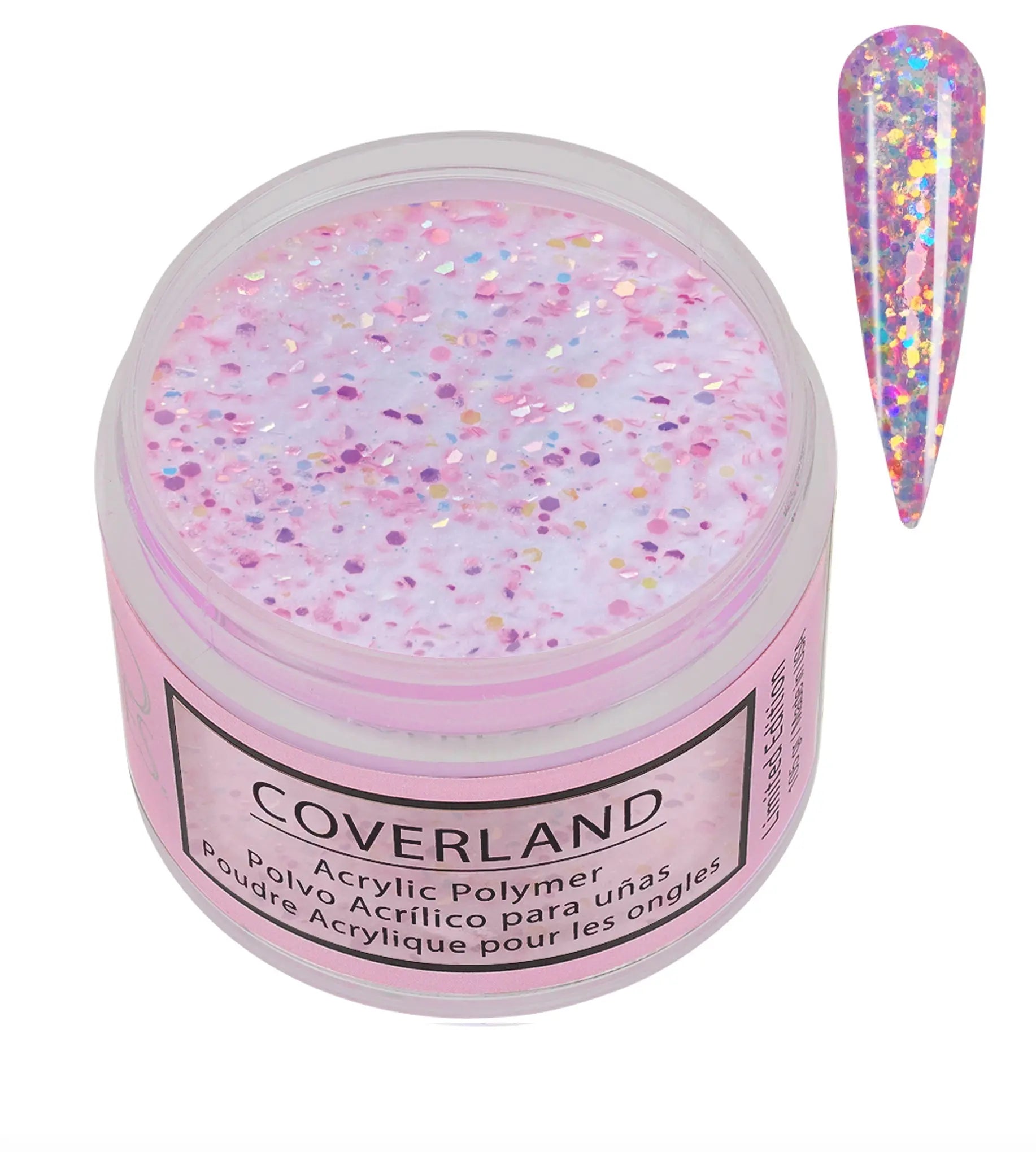 Coverland Acrylic Powder 1.5 oz "Bubble Gum" Pink - Limited Edition - Tones