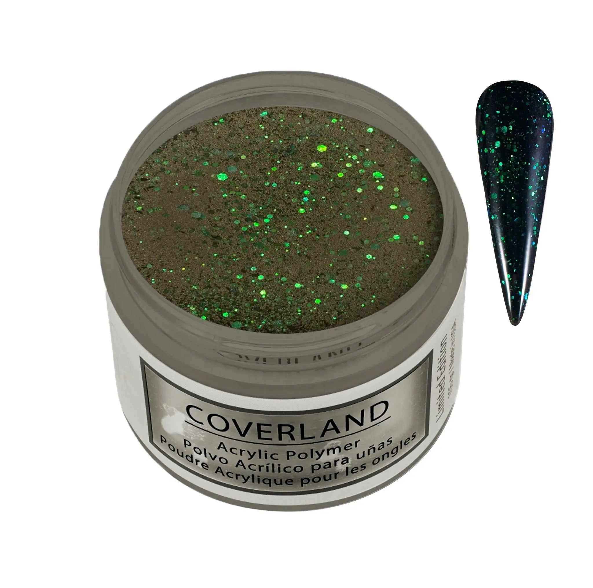 Coverland Acrylic Powder 1.5 oz "Cat Eye" Black - Limited Edition - Tones
