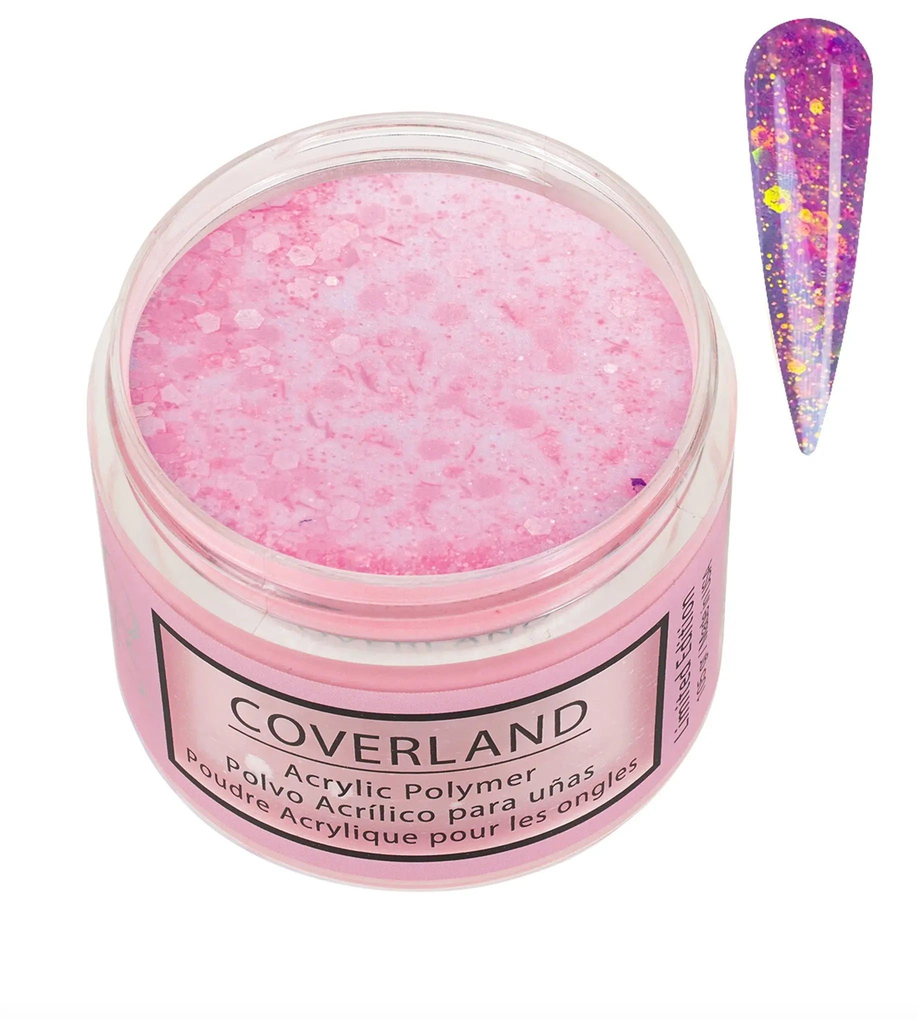 Coverland Acrylic Powder 1.5 oz "Chic & Curvy" Pink - Limited Edition - Tones