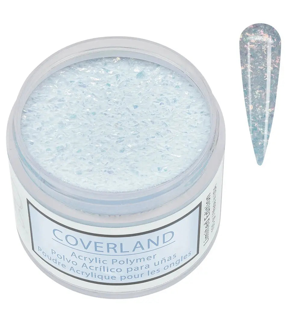 Coverland Acrylic Powder 1.5 oz "Crushed Ice" White - Limited Edition - Tones