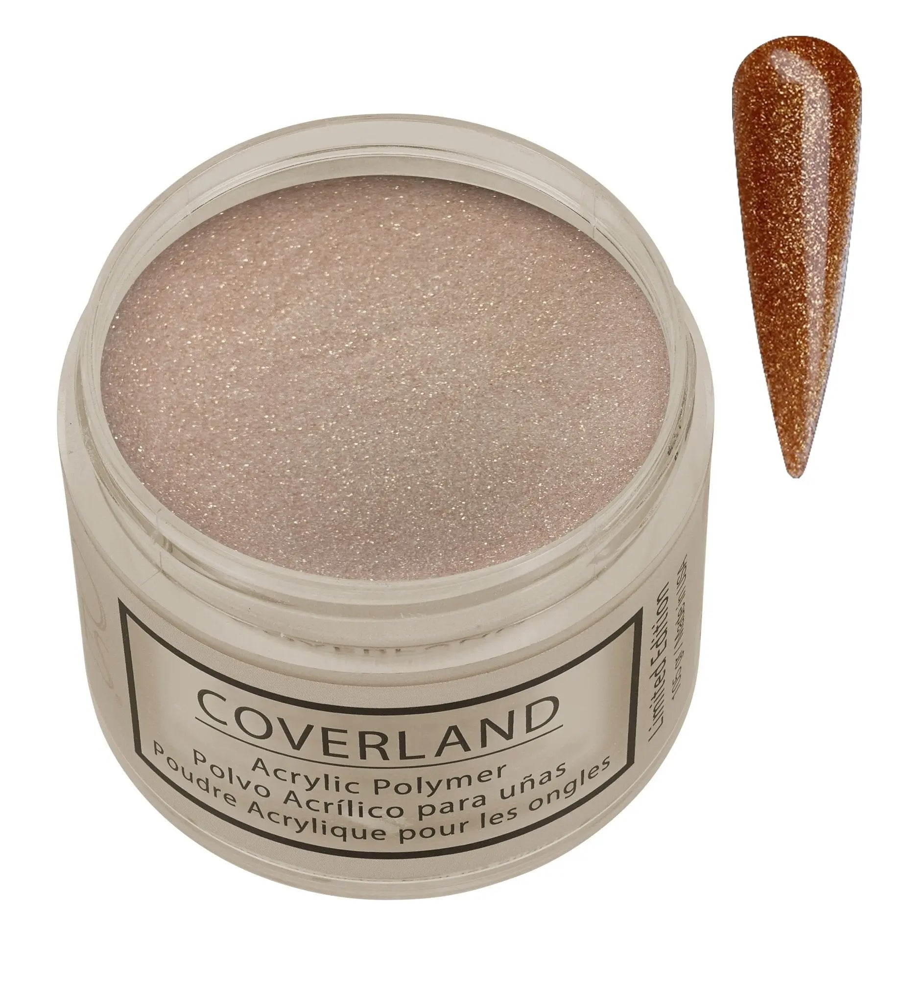 Coverland Acrylic Powder 1.5 oz "Golden Touch" Gold - Limited Edition - Tones