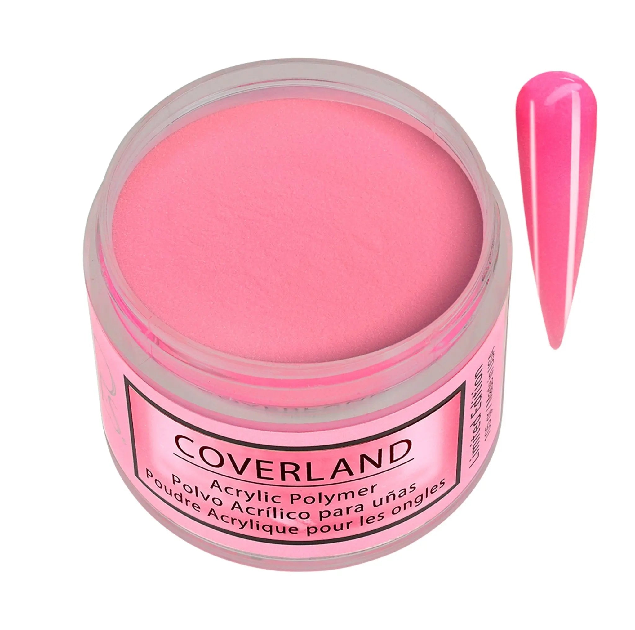 Coverland Acrylic Powder 1.5 oz "Hotter than your Ex" Pink - Limited Edition - Tones