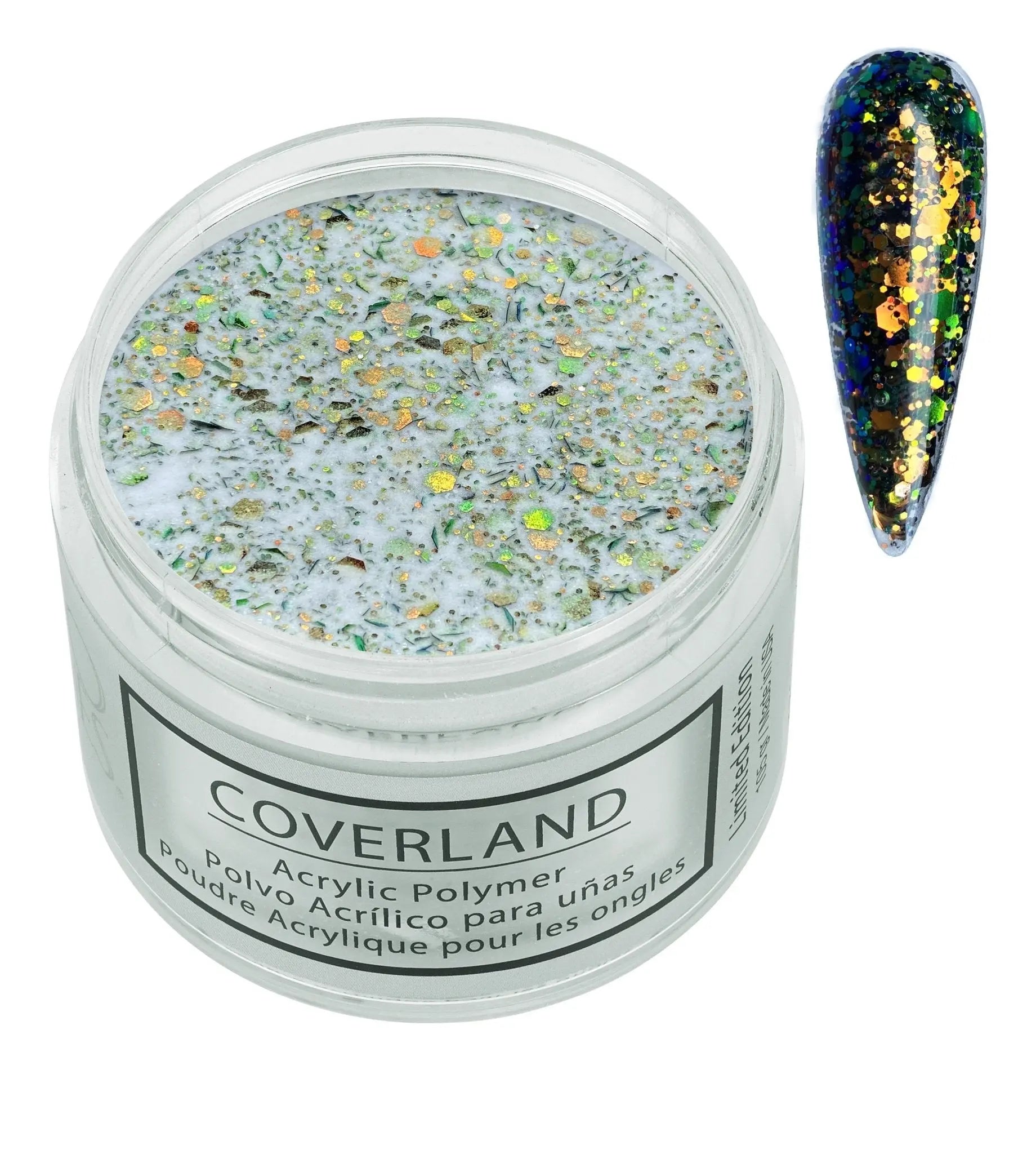 Coverland Acrylic Powder 1.5 oz "Hypnotized" Green - Limited Edition - Tones