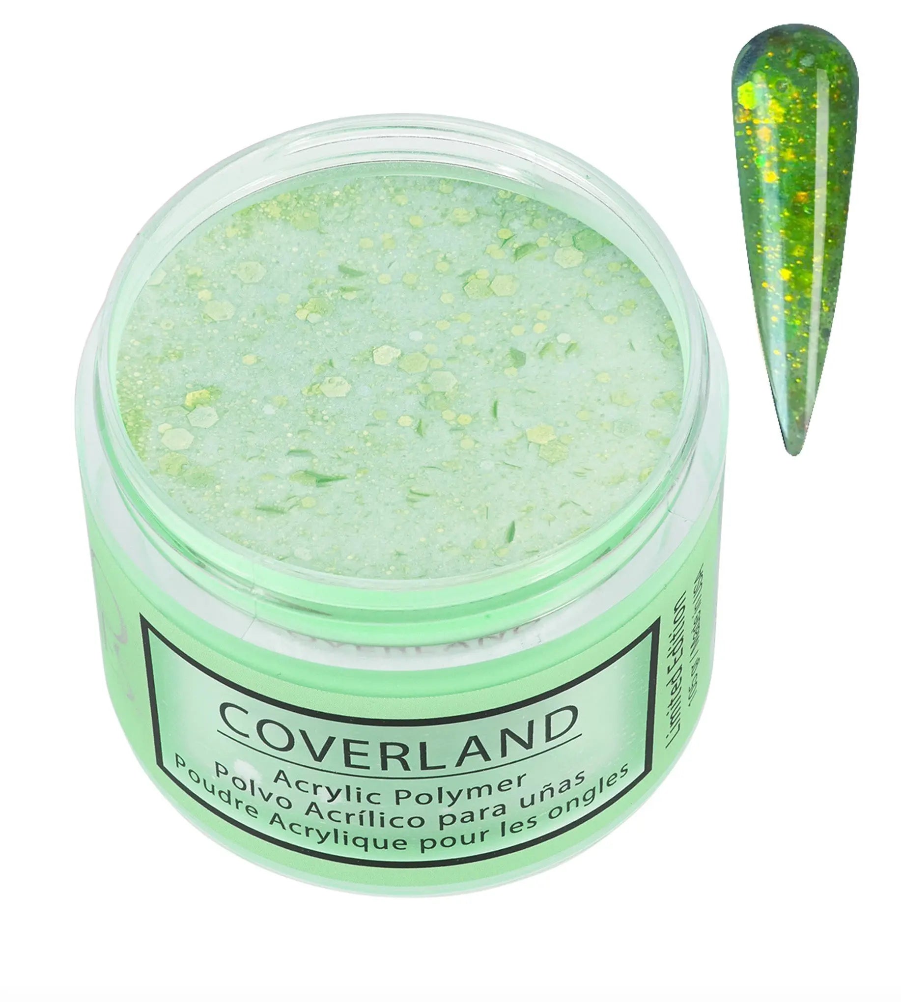 Coverland Acrylic Powder 1.5 oz "Lime Green" Limited Edition - Tones