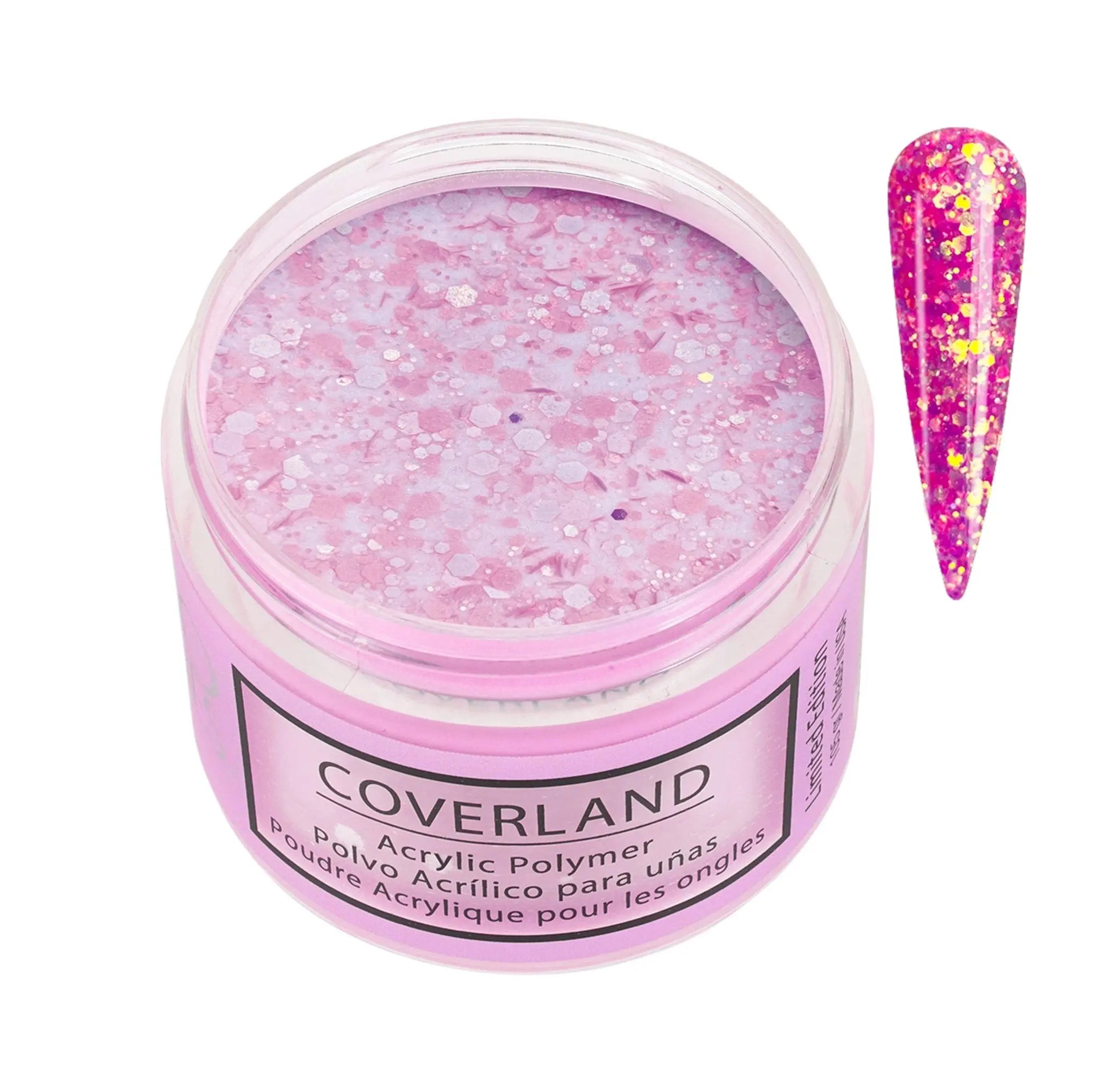 Coverland Acrylic Powder 1.5 oz "Vacation Mode" Pink - Limited Edition - Tones