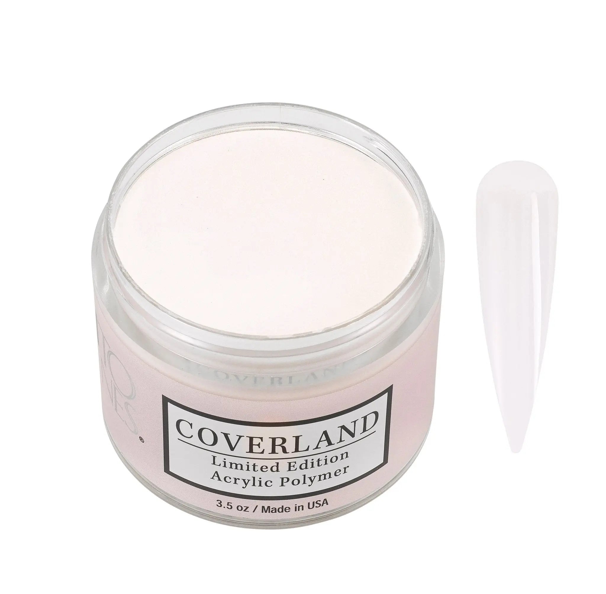 Coverland Acrylic Powder 3.5oz "Light White" - Limited Edition - Tones