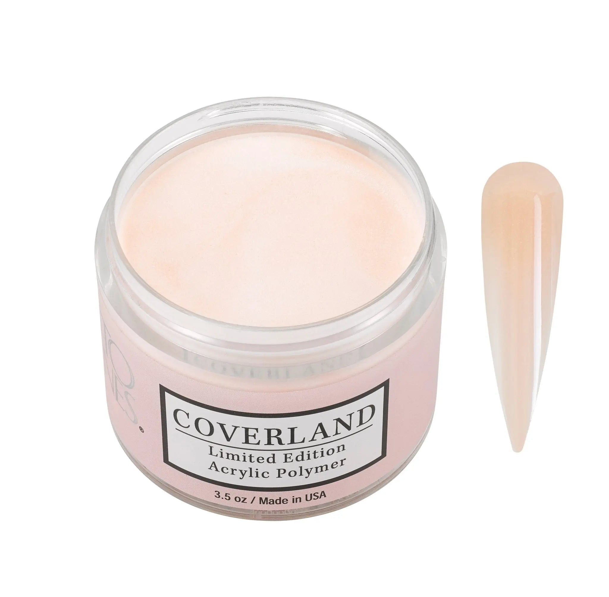 Coverland Acrylic Powder 3.5oz "Peachy Nude" - Limited Edition - Tones