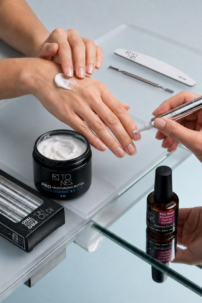 Tones Beauty Lab hand and nail treatment ritual